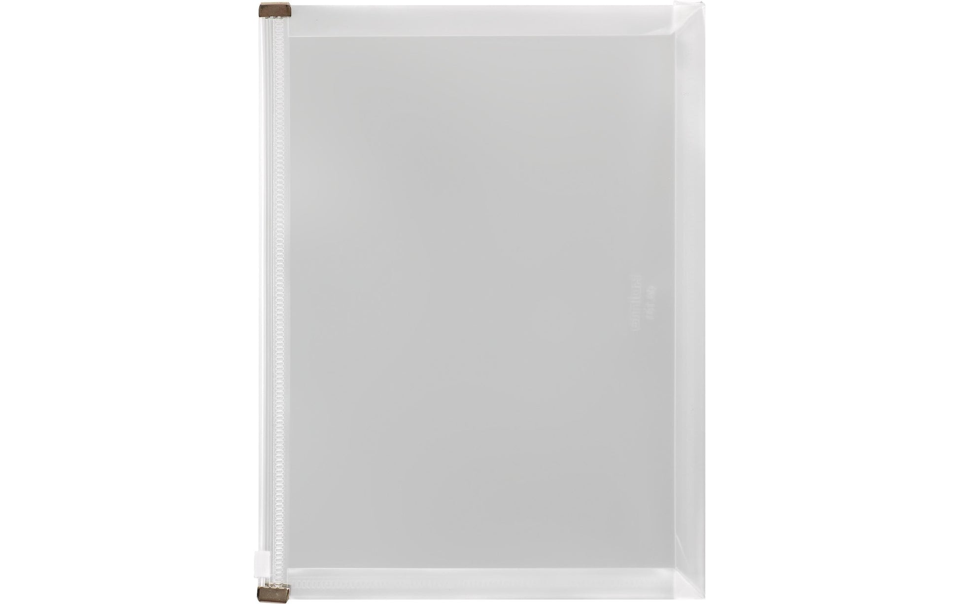 Kolma Sammelmappe für A4, Kunststoff, transparent, mit Zippverschluss