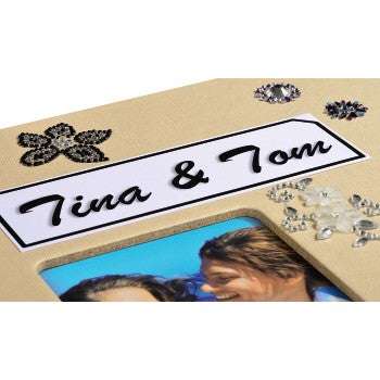 Hama Fotoalbum Wiro Fine Art – taupe, mit Pergaminzwischenblättern, Papier, 240 × 170 mm