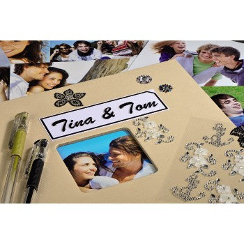 Hama Fotoalbum Wiro Fine Art – taupe, mit Pergaminzwischenblättern, Papier, 240 × 170 mm
