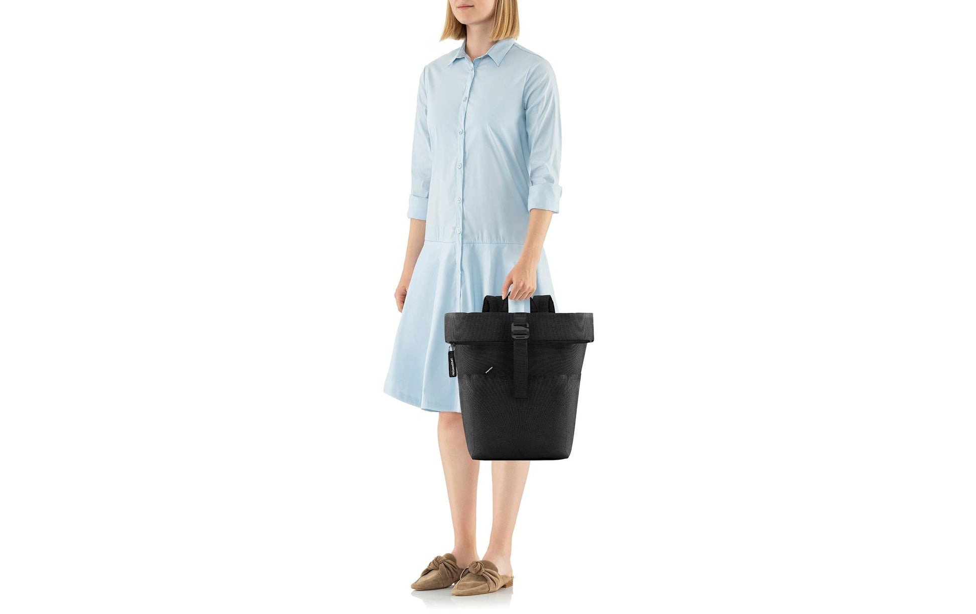 Reisenthel Freizeit-Rucksack – 22 l, recyceltes Material, schwarz