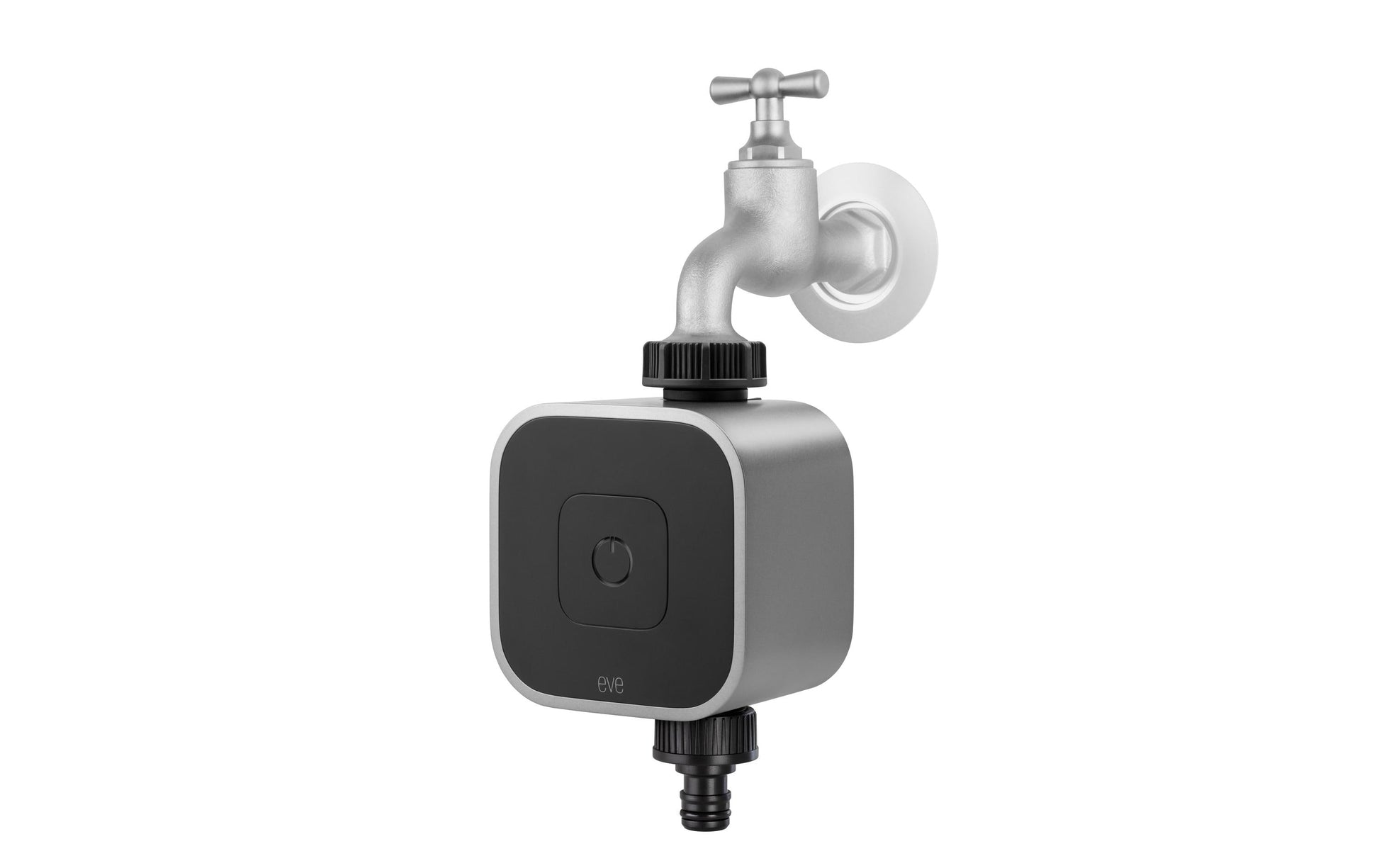 Eve Aqua – Zubehör – mit Magnetventil, batteriebetrieben – für Apple HomeKit – Schwarz