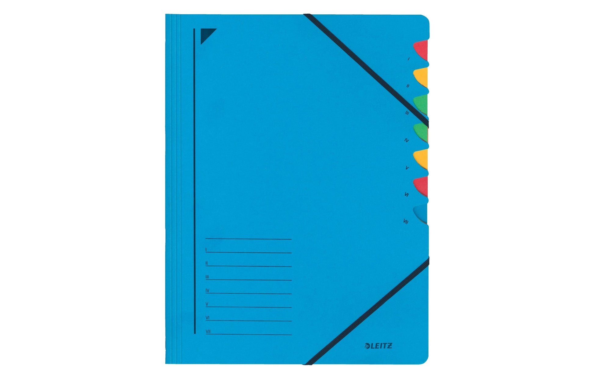 Leitz Sammelmappe für A4, Karton, Blau, mit Gummizug