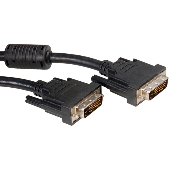 ROLINE DVI-D Dual-Link Kabel 2560×1600 – 10 m – verriegelbar