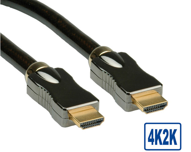 ROLINE HDMI Kabel HDMI 2.0 – 4K 60 Hz – 3 m – Ethernet
