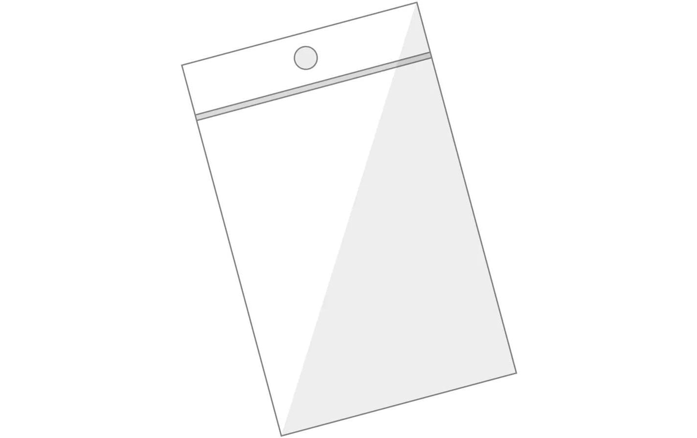 Buroline Druckverschlussbeutel – 160 × 220 mm, Polyethylen (PE), transparent – 10 Stk.