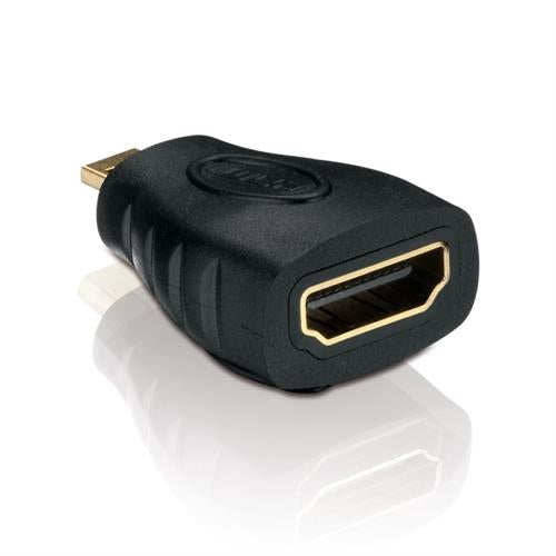 PureLink X-HA050 Adapter HDMI zu Micro-HDMI – vergoldete Steckkontakte, Schwarz