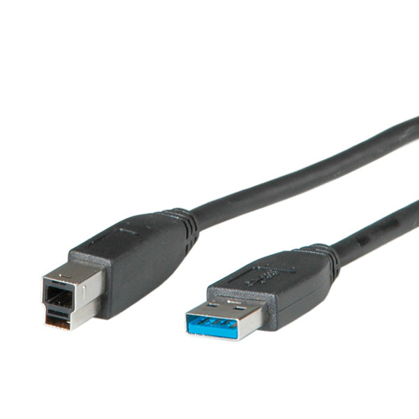 ROLINE USB-Kabel – USB-A zu USB-B, 3 m, USB 3.2 Gen 1
