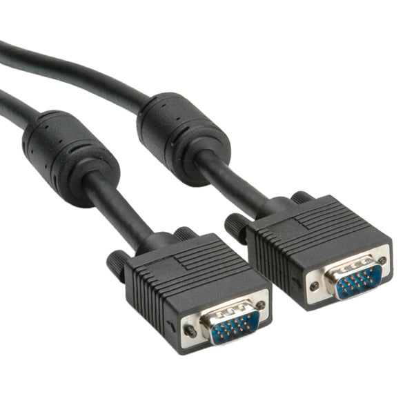 ROLINE VGA Kabel – 15 m – verriegelbar