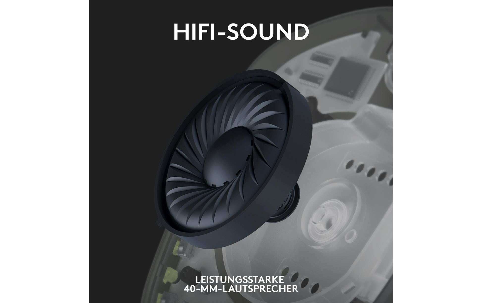 Logitech G G435 Gaming-Headset – Over-Ear, Stereo, BT, mit USB-A-Dongle, Schwarz