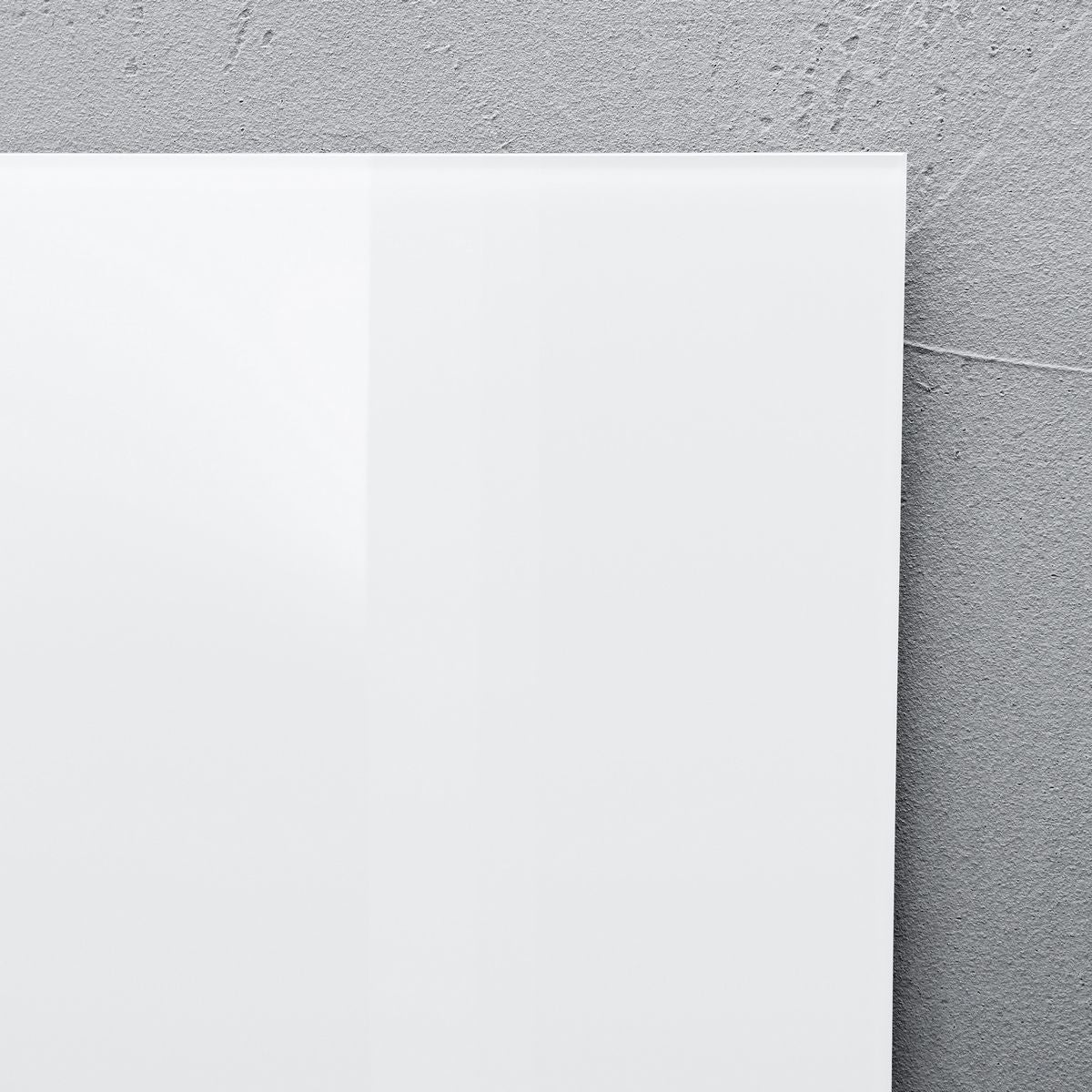 Sigel Whiteboard – 30 × 30 cm, Glas, magnetisch, Wandmontage, inkl. SuperDym Magnetwürfel, Montagesatz