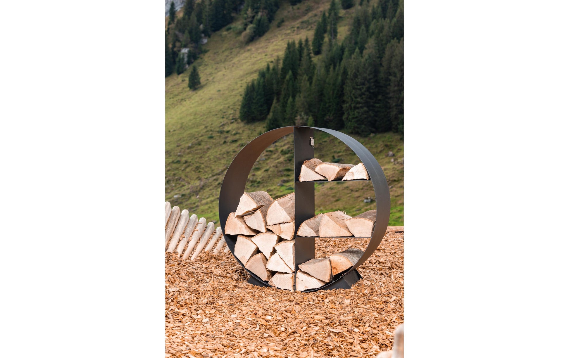 Nouvel Hestia Aufbewahrungsbox – Stahl – Schwarz – 780 × 780 × 300 mm
