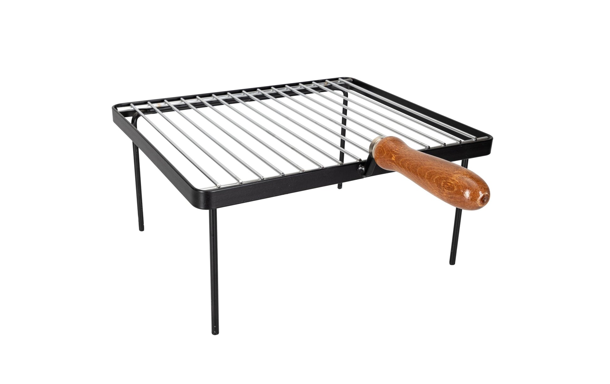 Nouvel Camping-Grill – Ø 37 cm, vernickelt (Stahl), schwarz