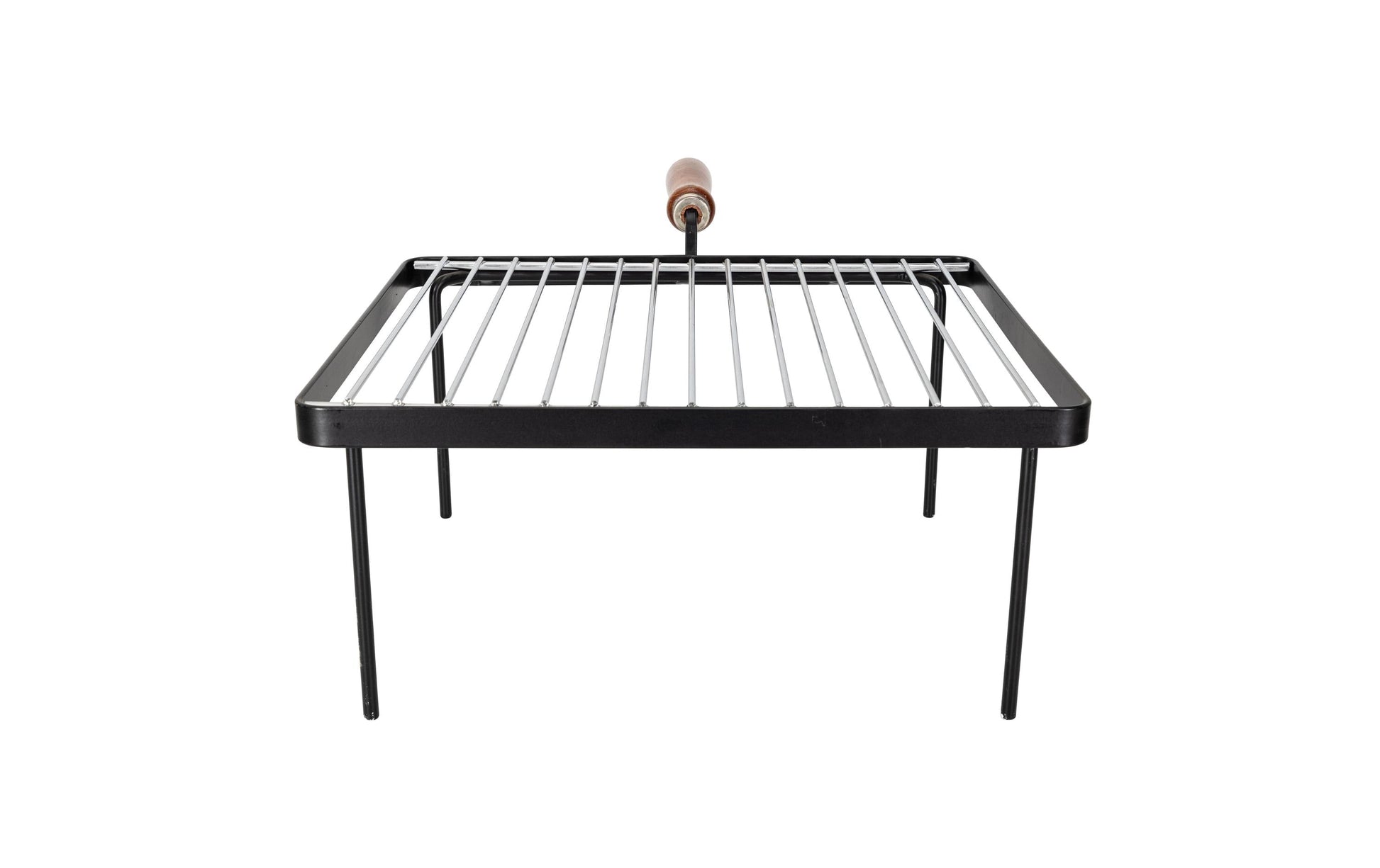 Nouvel Camping-Grill – Ø 37 cm, vernickelt (Stahl), schwarz