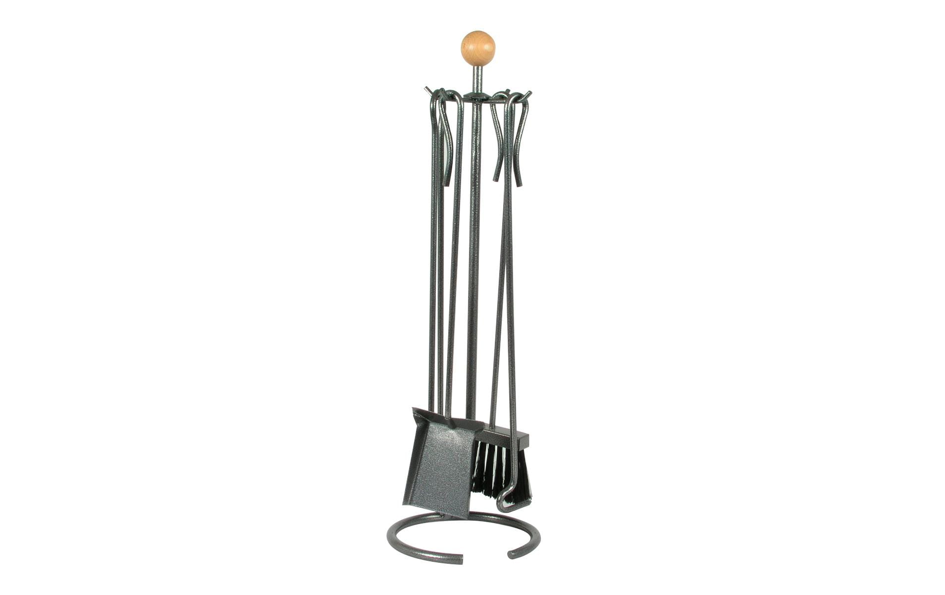 Nouvel Kamingarnitur – Ø 20 × 73 cm – Stahl, Grau