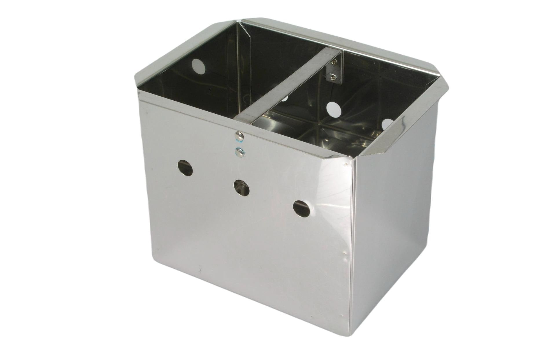 Nouvel Standascher – Edelstahl, rund – Ø 17 × 22 cm