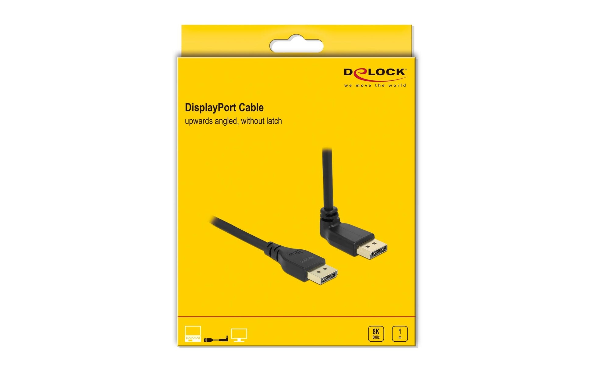Delock DisplayPort Kabel DP 1.4 8K 60 Hz – 1 m