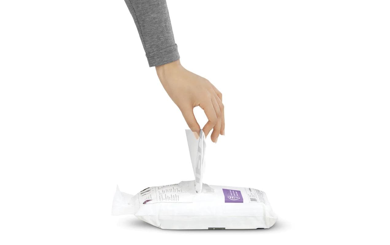 simplehuman Kehrichtsack – 10 l, mit Zugband, PE, weiss, 20 Stk
