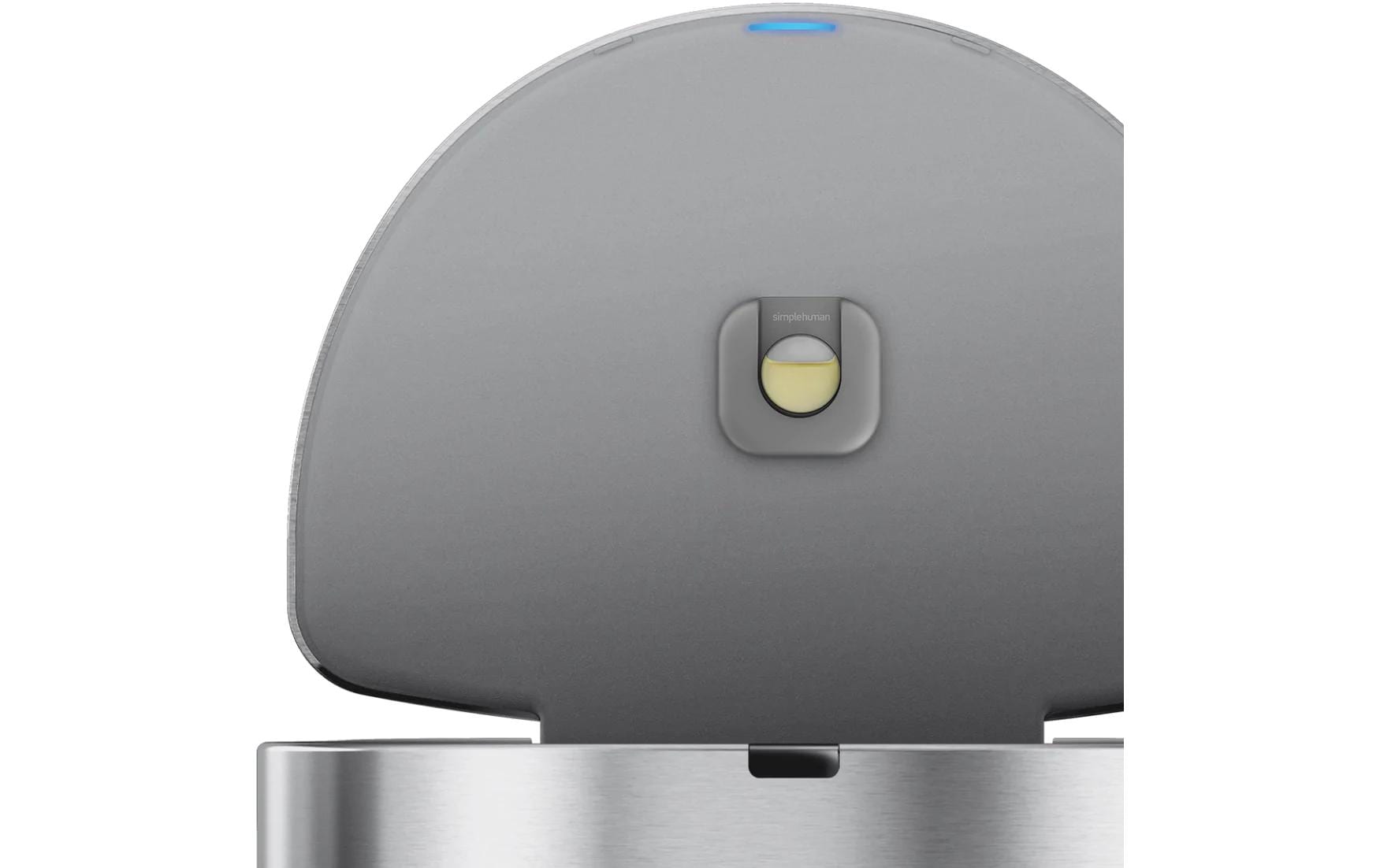 Simplehuman – Abfallcontainer – 45 l – Edelstahl, Silber – B × H × T 391 × 641 × 326 mm