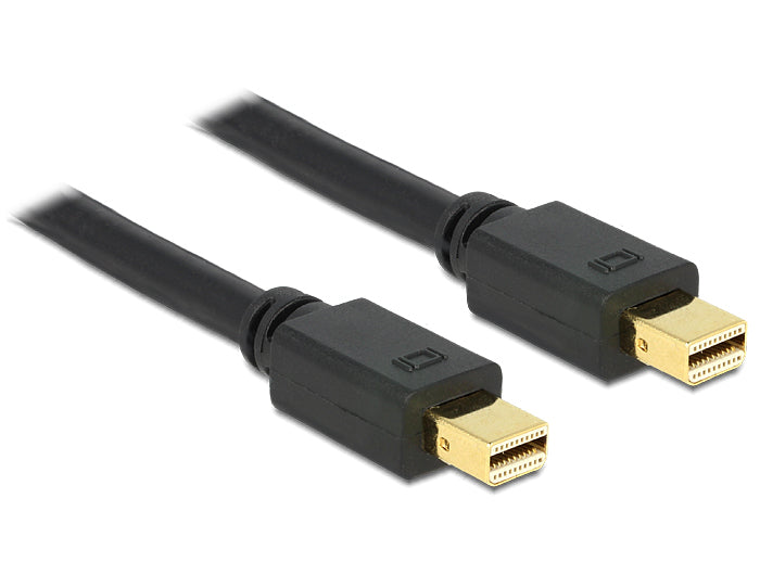 DeLOCK Mini-DisplayPort-Kabel (miniDP–miniDP) DP 1.2 4K 60 Hz – 1 m