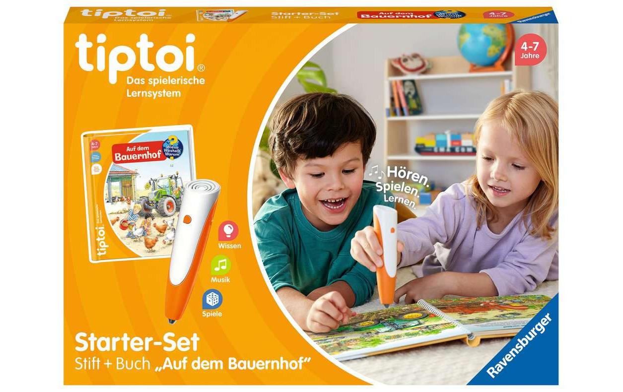 tiptoi Starter-Set – Bauernhof, Lernspiel, 1 Spieler, 4–7 Jahre, Deutsch