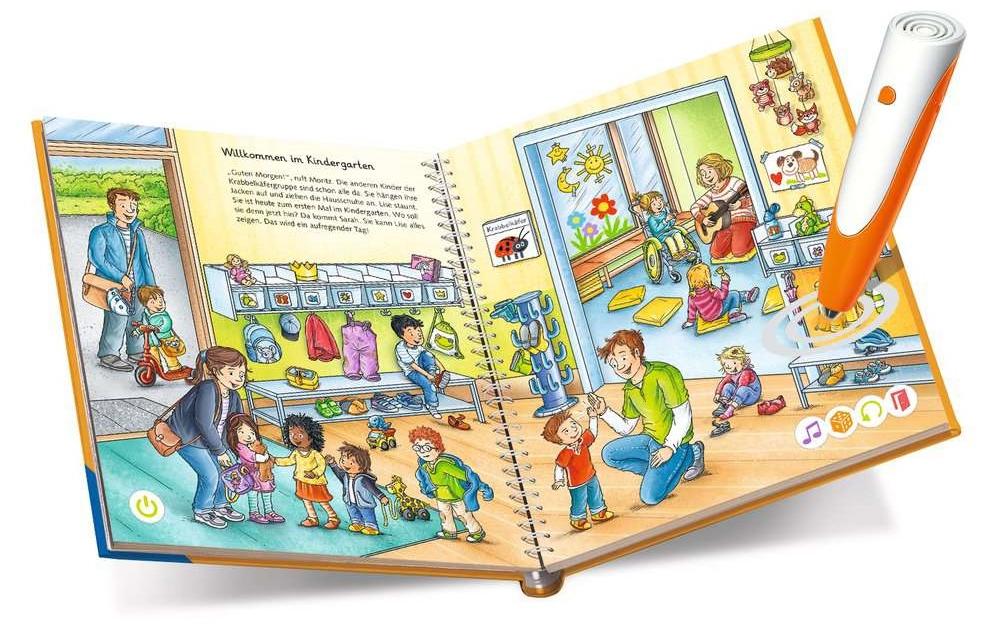 tiptoi Lernspiel – Kindergarten, Brettspiel, 1 Spieler, ab 3 Jahren, Deutsch