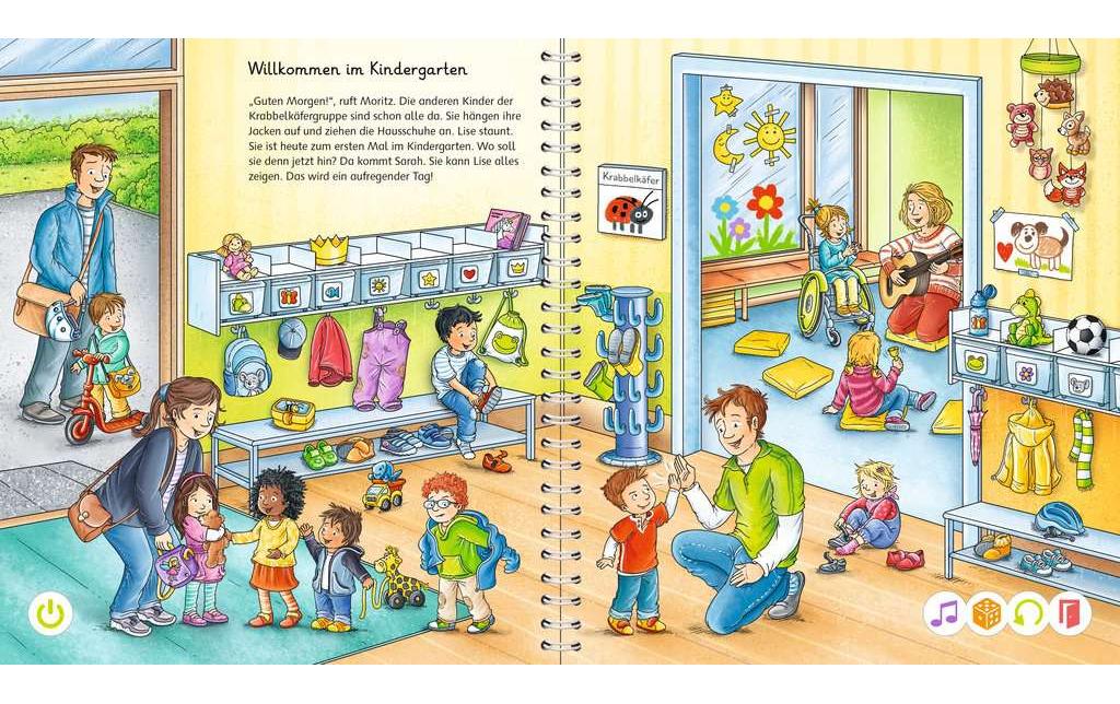 tiptoi Lernspiel – Kindergarten, Brettspiel, 1 Spieler, ab 3 Jahren, Deutsch