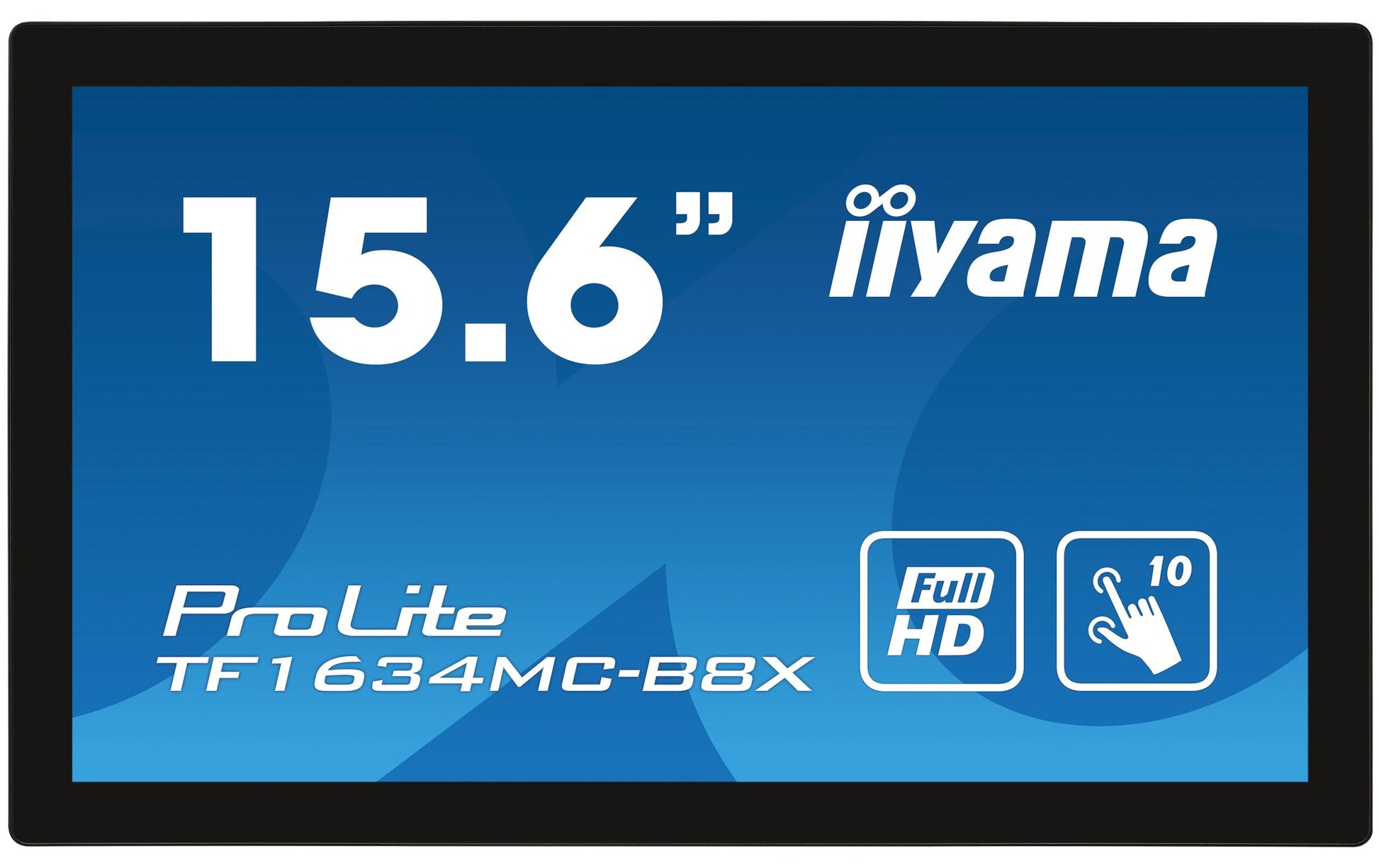iiyama TF1634MC-B8X – Monitor, 15,6" 1920 × 1080 (Full HD), Touch, 450 cd/m²