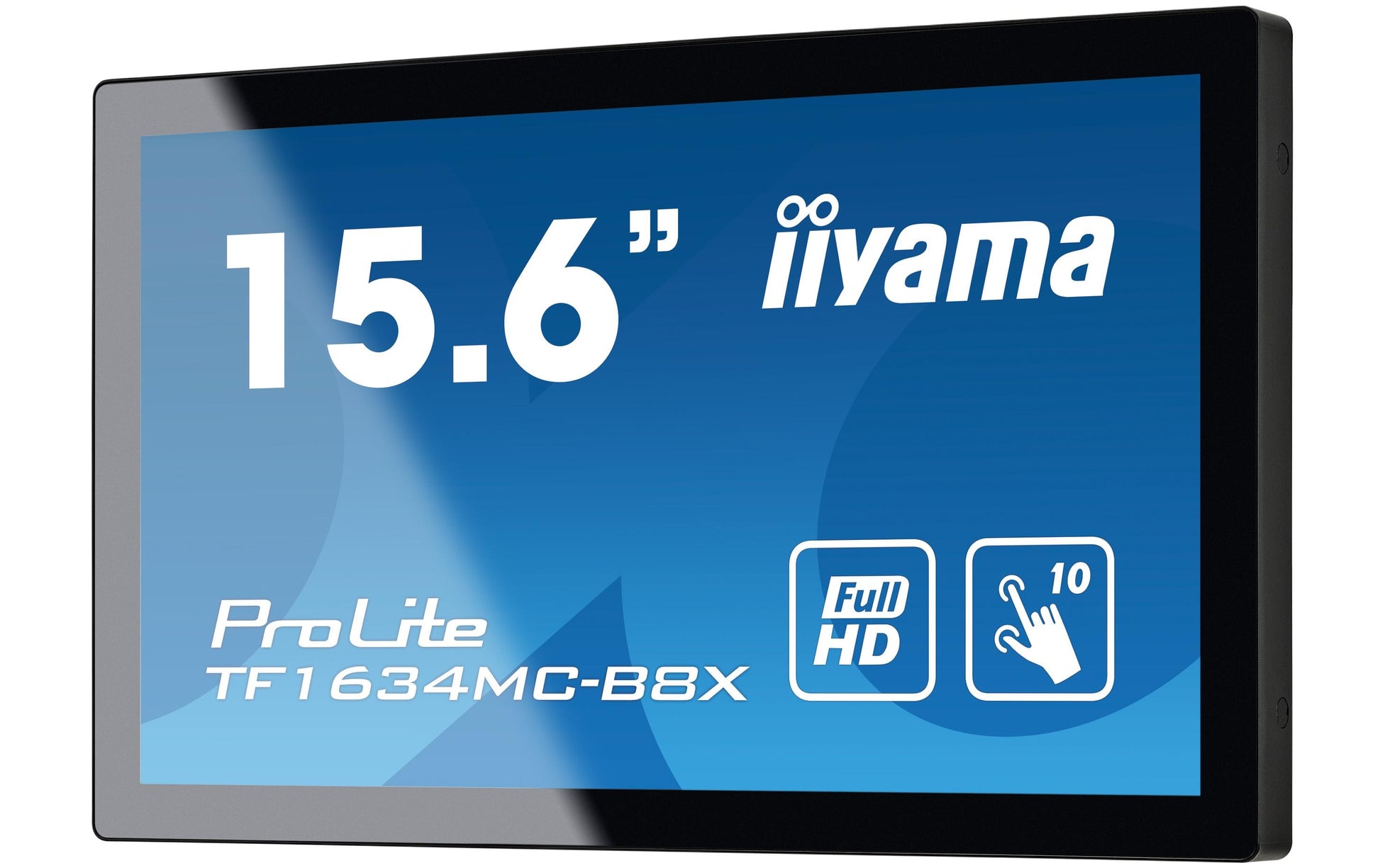 iiyama TF1634MC-B8X – Monitor, 15,6" 1920 × 1080 (Full HD), Touch, 450 cd/m²