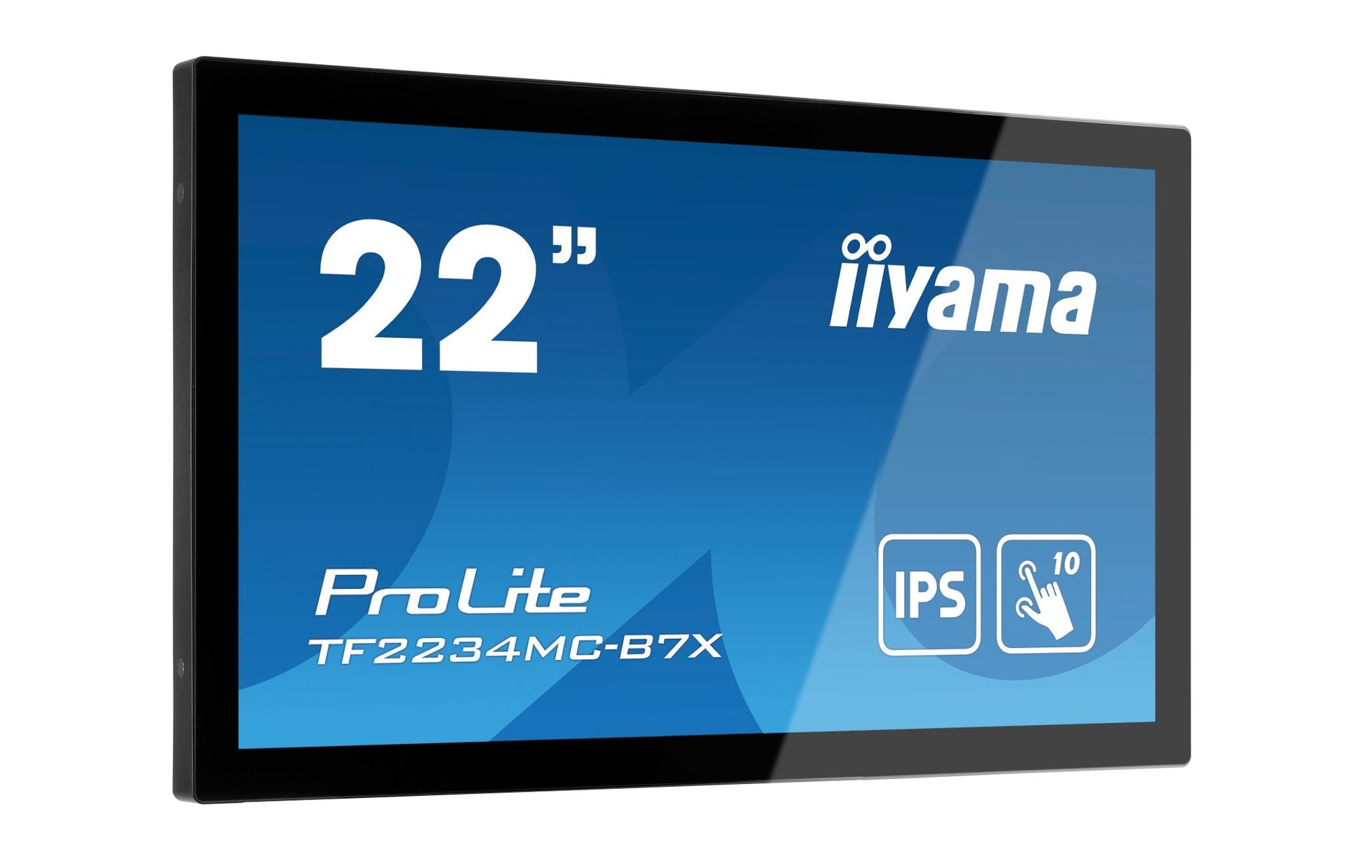 iiyama ProLite TF2234MC-B7X – Touch-Monitor 21,5" – 1920 × 1080 (Full HD), IPS, PCAP 10-Punkt, HDMI/DP/VGA