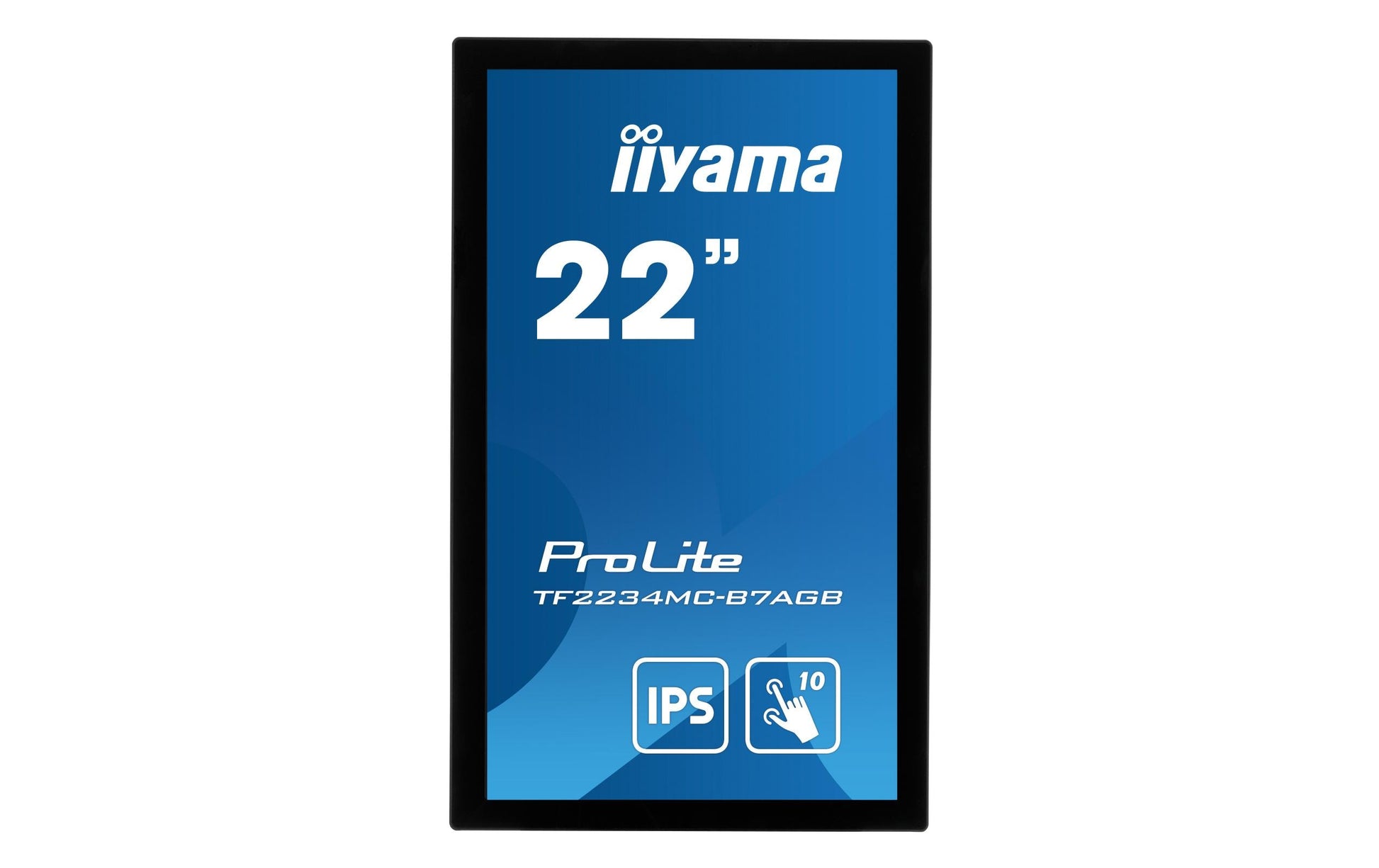 iiyama ProLite TF2234MC-B7AGB – Touch-Monitor 21,5" – 1920 × 1080 (Full HD), IPS, PCAP 10-Punkt, HDMI/DP/VGA