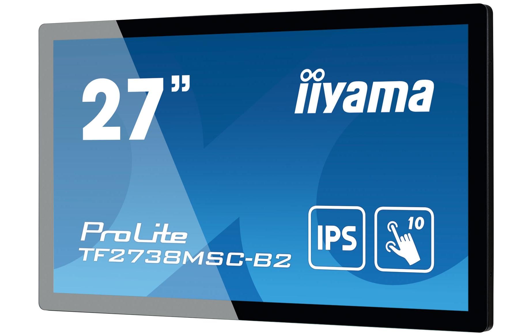 iiyama TF2738MSC-B2 – 27" Touch, 1920 × 1080 (Full HD), IPS