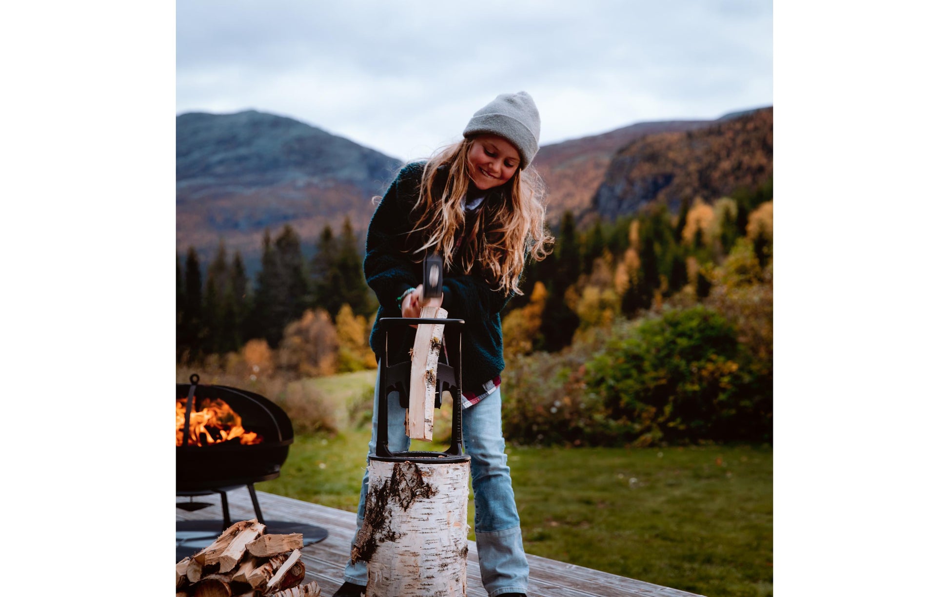 Kindling Cracker – Holzspalter, Höhe 31 cm, Durchmesser 16 cm