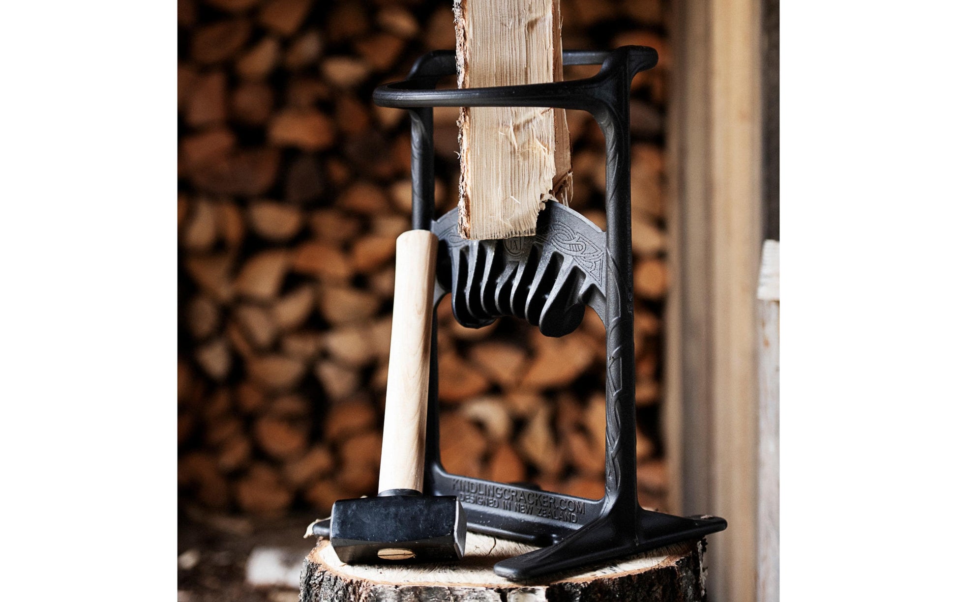 Kindling Cracker King Holzspalter – Höhe 435 mm, Durchmesser 225 mm