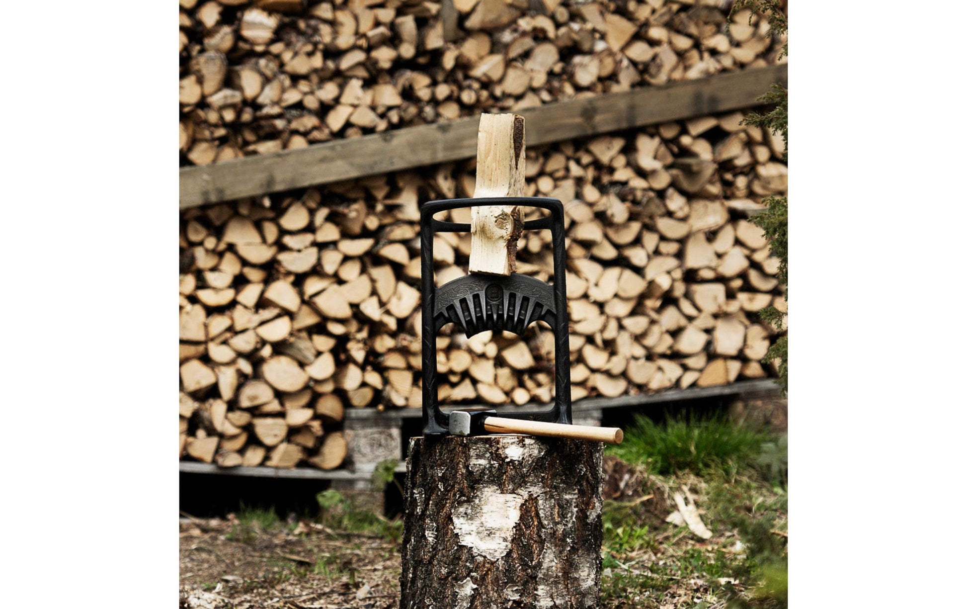 Kindling Cracker King Holzspalter – Höhe 435 mm, Durchmesser 225 mm