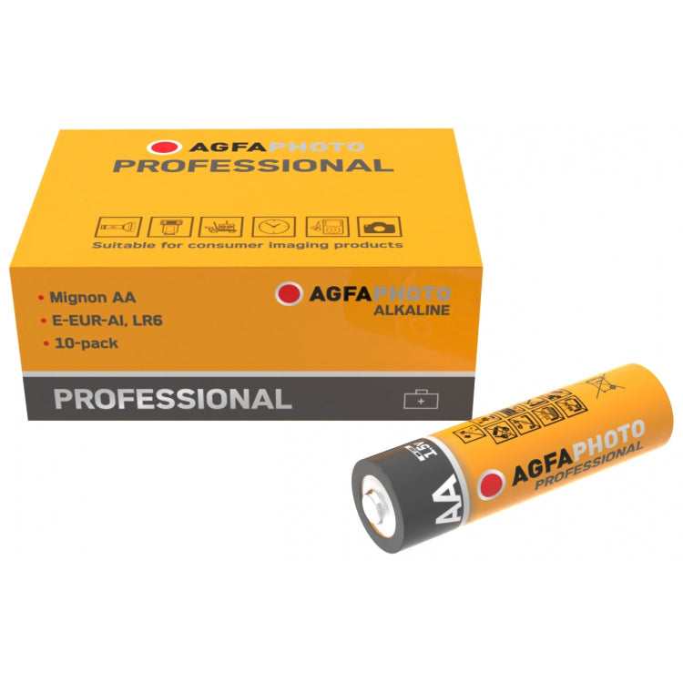 AgfaPhoto AA Batterien, Alkaline, 1,5 V – 10 Stk.