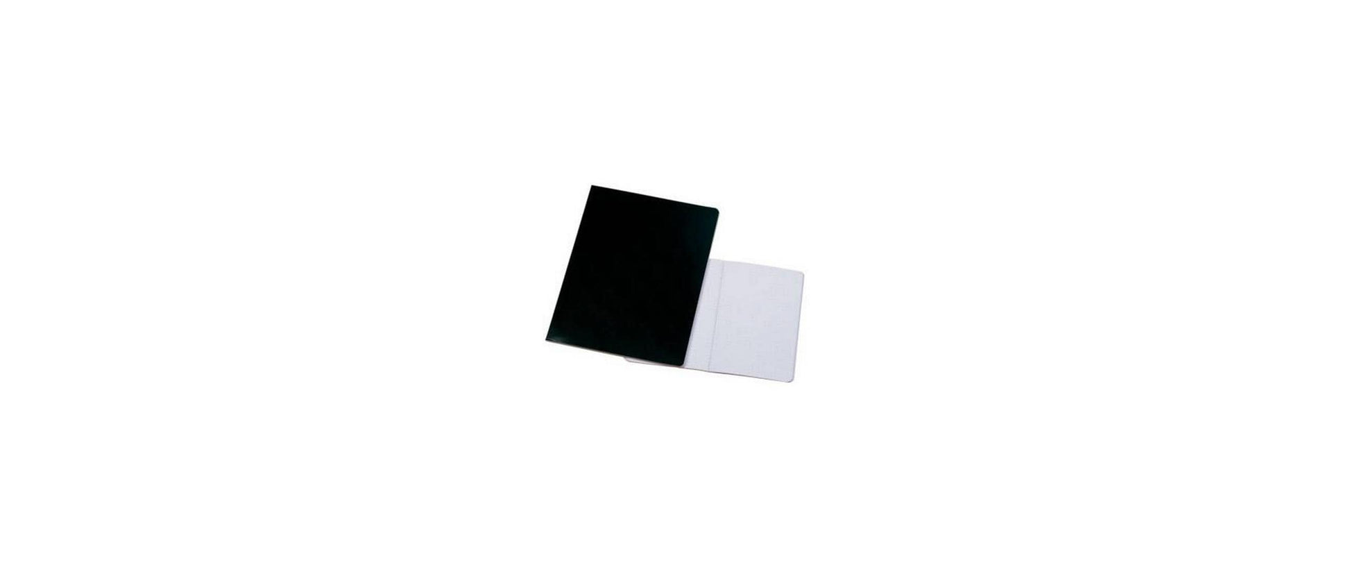 Neutral Naturaline Wachstuchheft – A4 – kariert 4 mm – 144 Seiten – Softcover, Schwarz