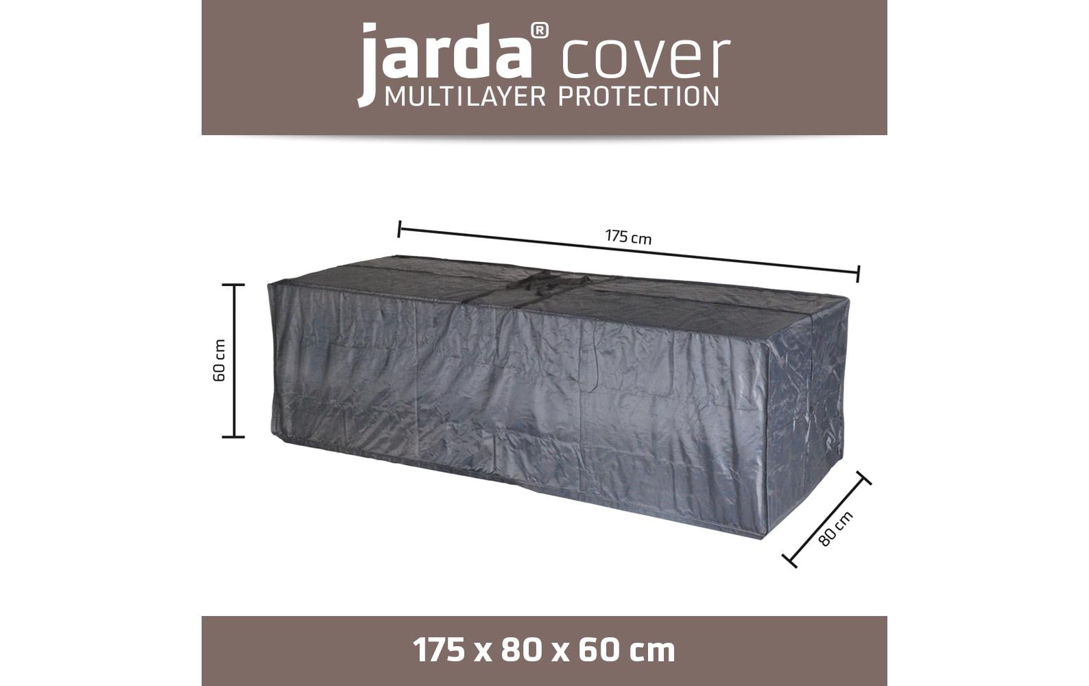 Jarda Schutzhülle Kissenhülle 5830 – Anthrazit, Ripstop-Polyester, 175 × 80 × 60 cm, wetterfest