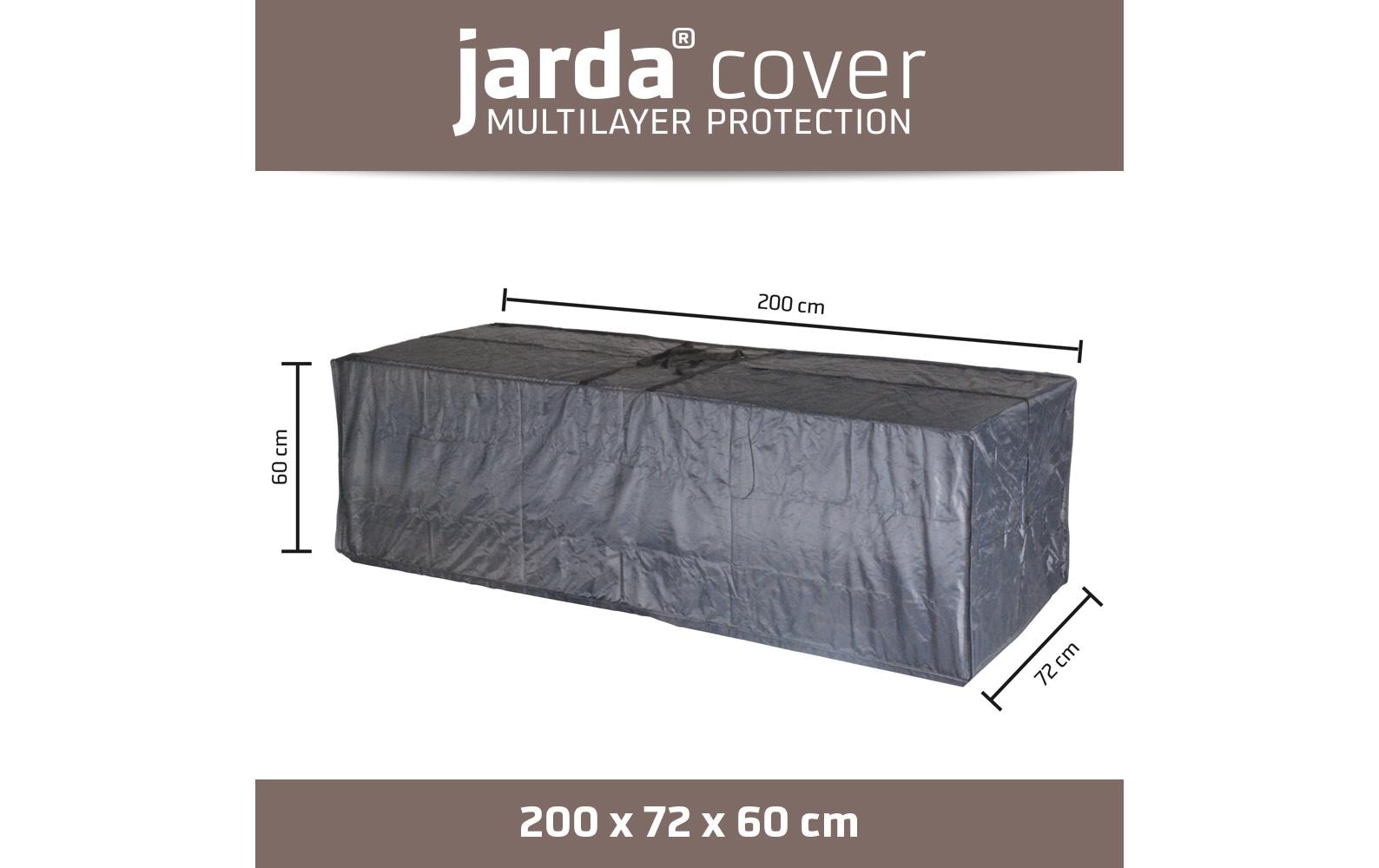 Jarda Kissenbezug – 72 × 200 cm, Anthrazit, Ripstop-Polyester