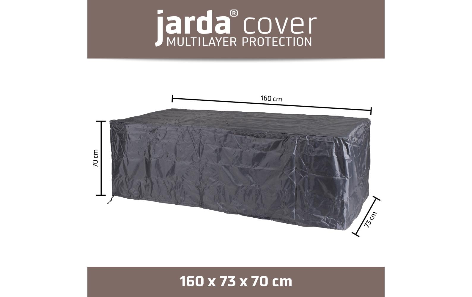 Jarda Schutzhülle für 2er-Sofa – 160 × 73 × 70 cm, Anthrazit, Ripstop-Polyester