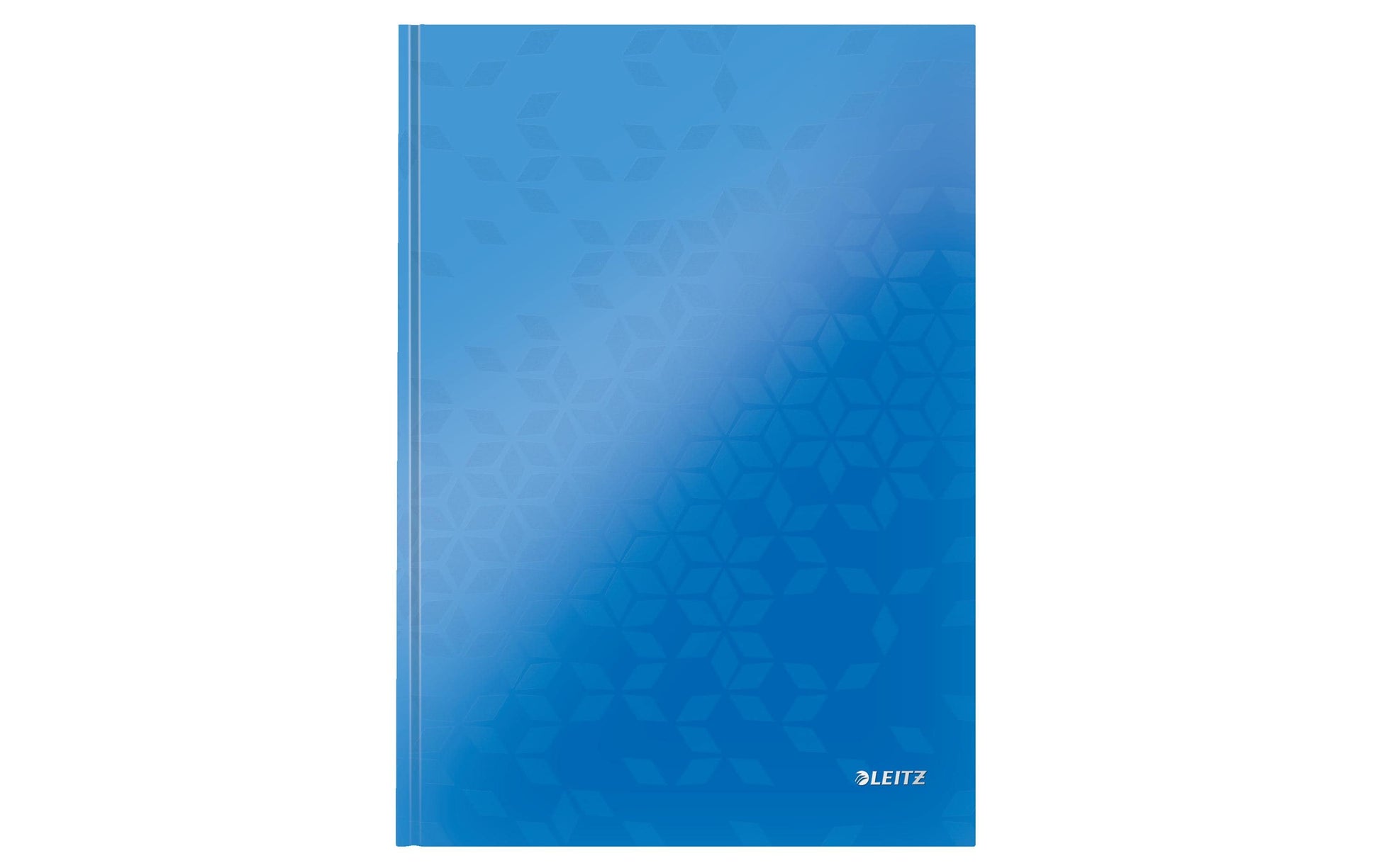 Leitz Notizbuch A4, liniert, Fadenheftung, Karton, 160 Seiten, 90 g/m² – blau