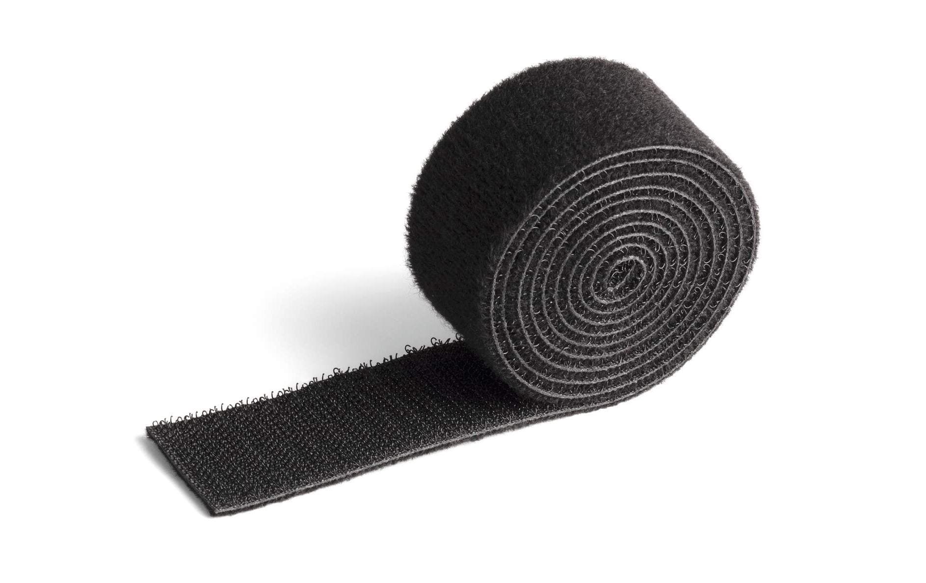 Durable Klett-Kabelbinder 1'000 × 30 mm, schwarz, 3 Stk.