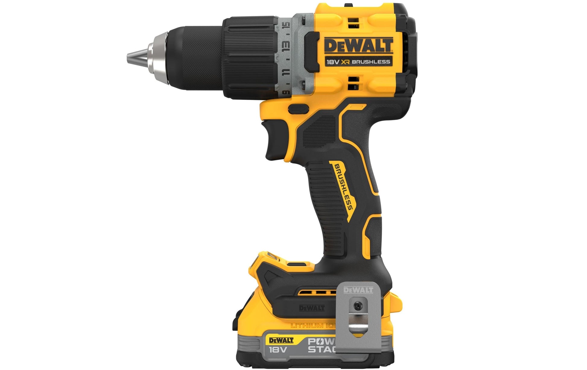 DeWalt Akku-Schlagbohrschrauber – 18 V (XR) – Schnellspannbohrfutter – mit 1,7 Ah Akku & Ladegerät – Koffer