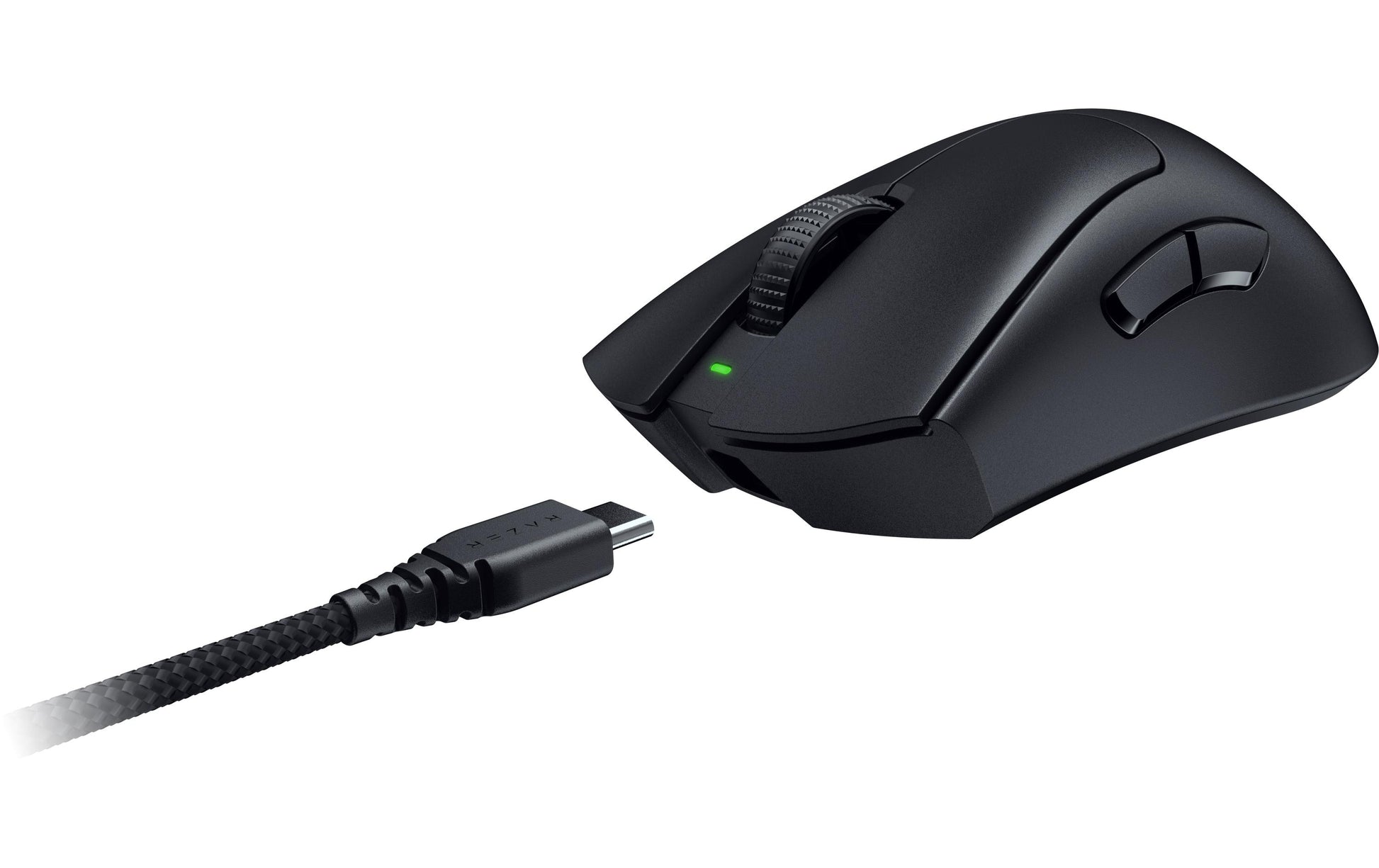 Razer DeathAdder V3 Pro – Gaming-Maus – Kabellos (2,4 GHz), 30000 DPI, Rechts, Schwarz