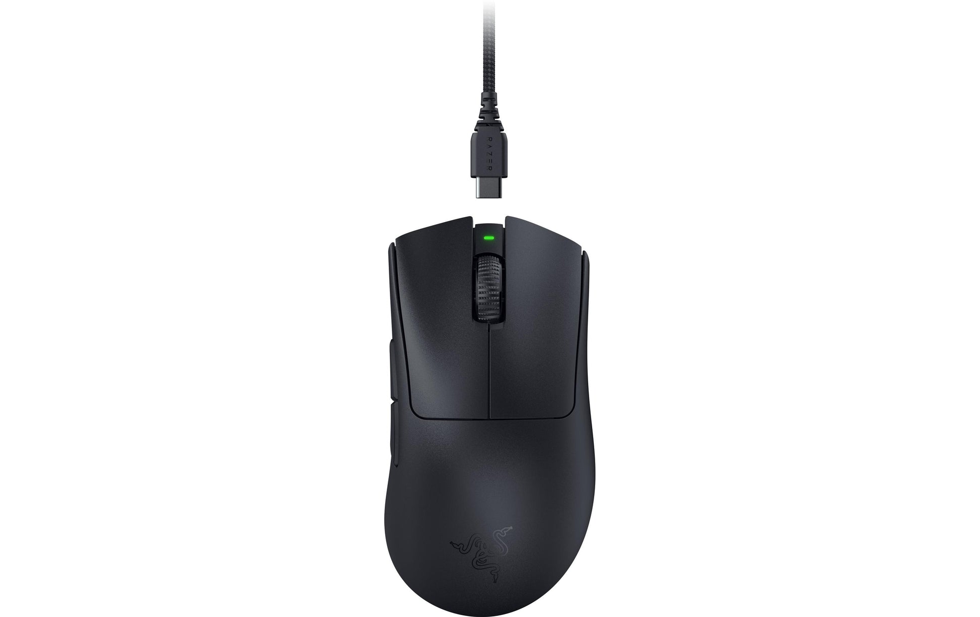 Razer DeathAdder V3 Pro – Gaming-Maus – Kabellos (2,4 GHz), 30000 DPI, Rechts, Schwarz