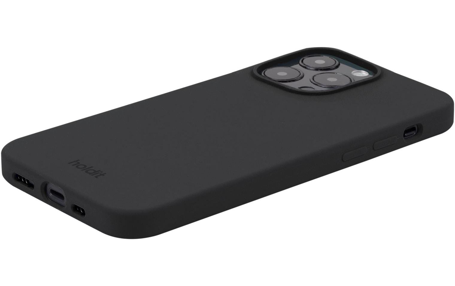 HoldIt Backcover – für Apple iPhone 14 Pro Max – schwarz – Silikon