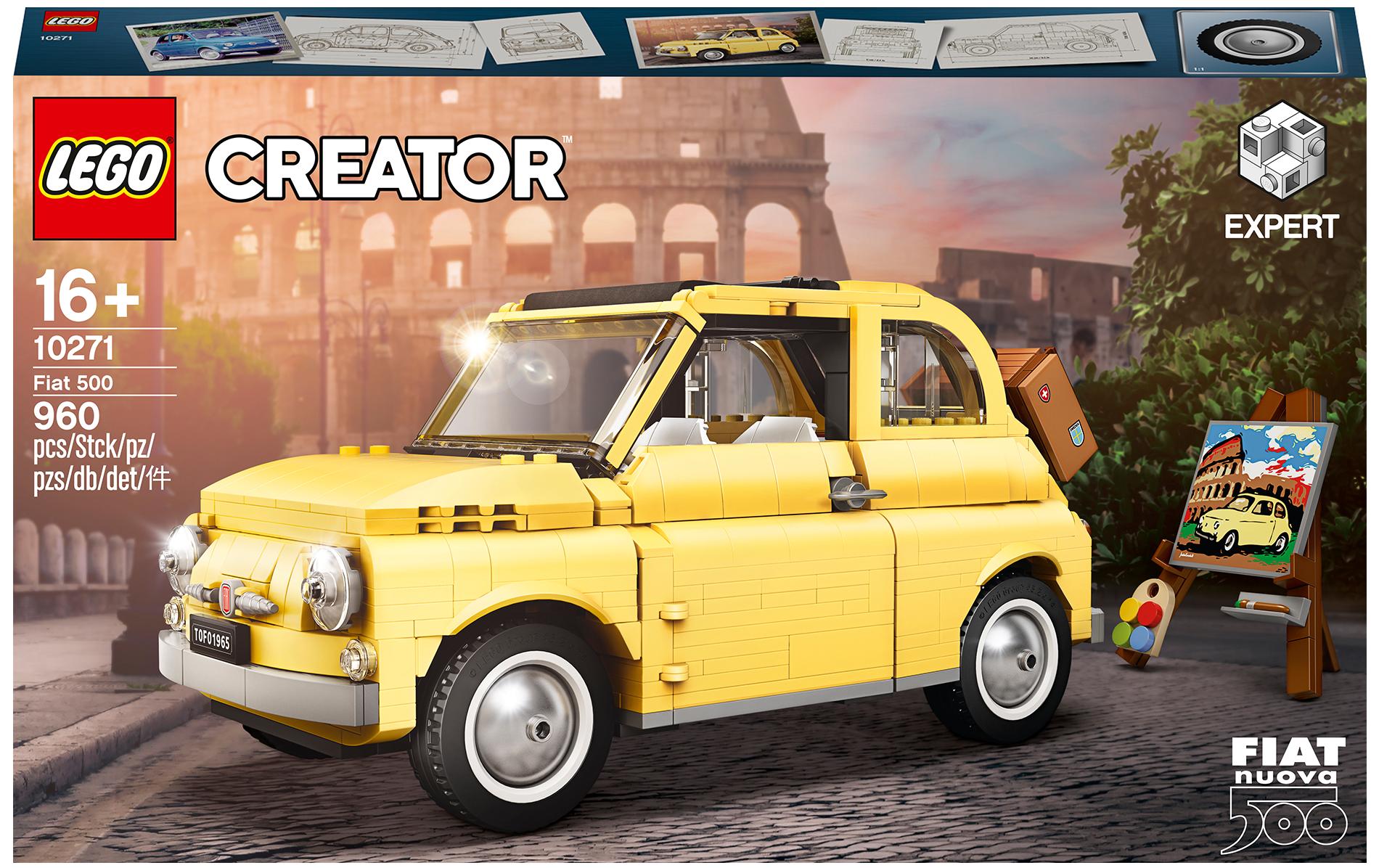 LEGO Creator Fiat 500 10271 3D Puzzle – 960 Teile – 11 × 11 × 24 cm – ab 16 Jahren