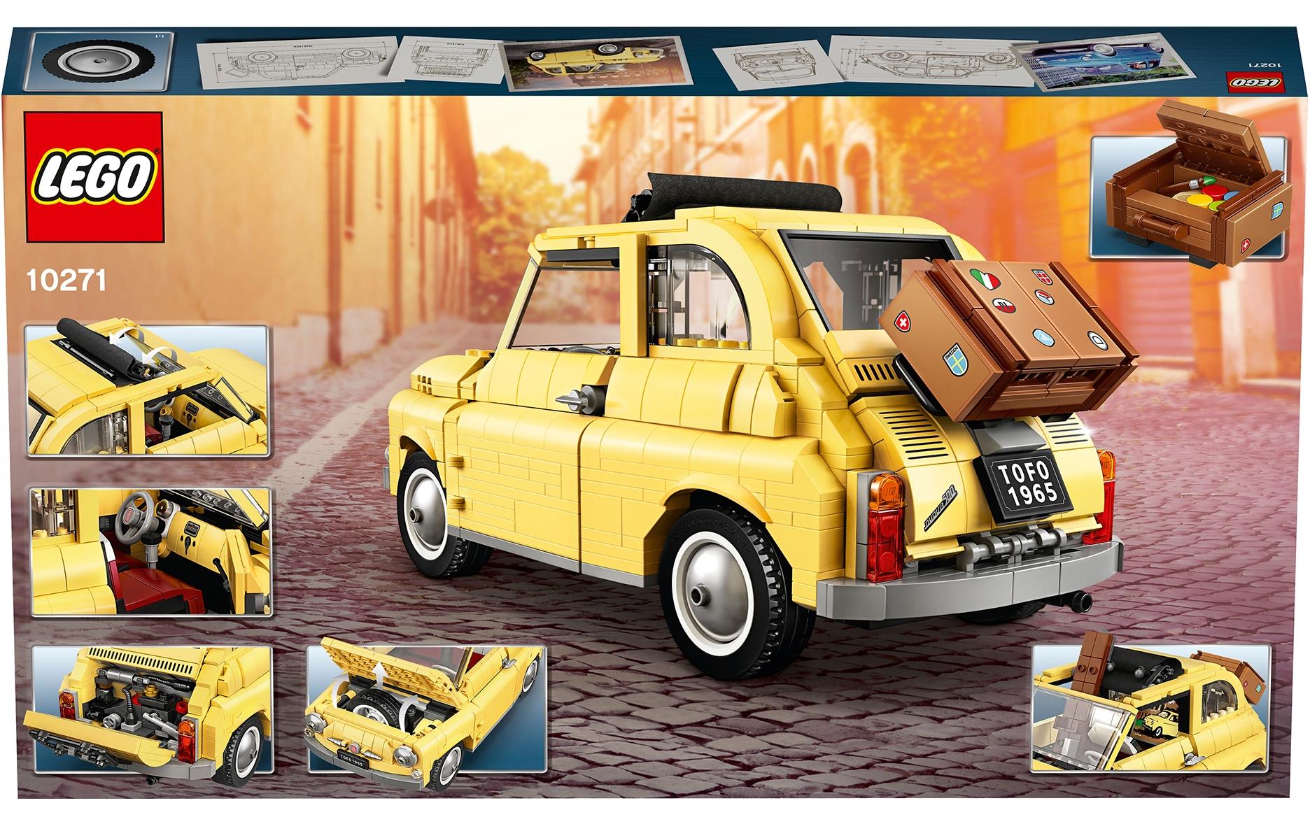 LEGO Creator Fiat 500 10271 3D Puzzle – 960 Teile – 11 × 11 × 24 cm – ab 16 Jahren