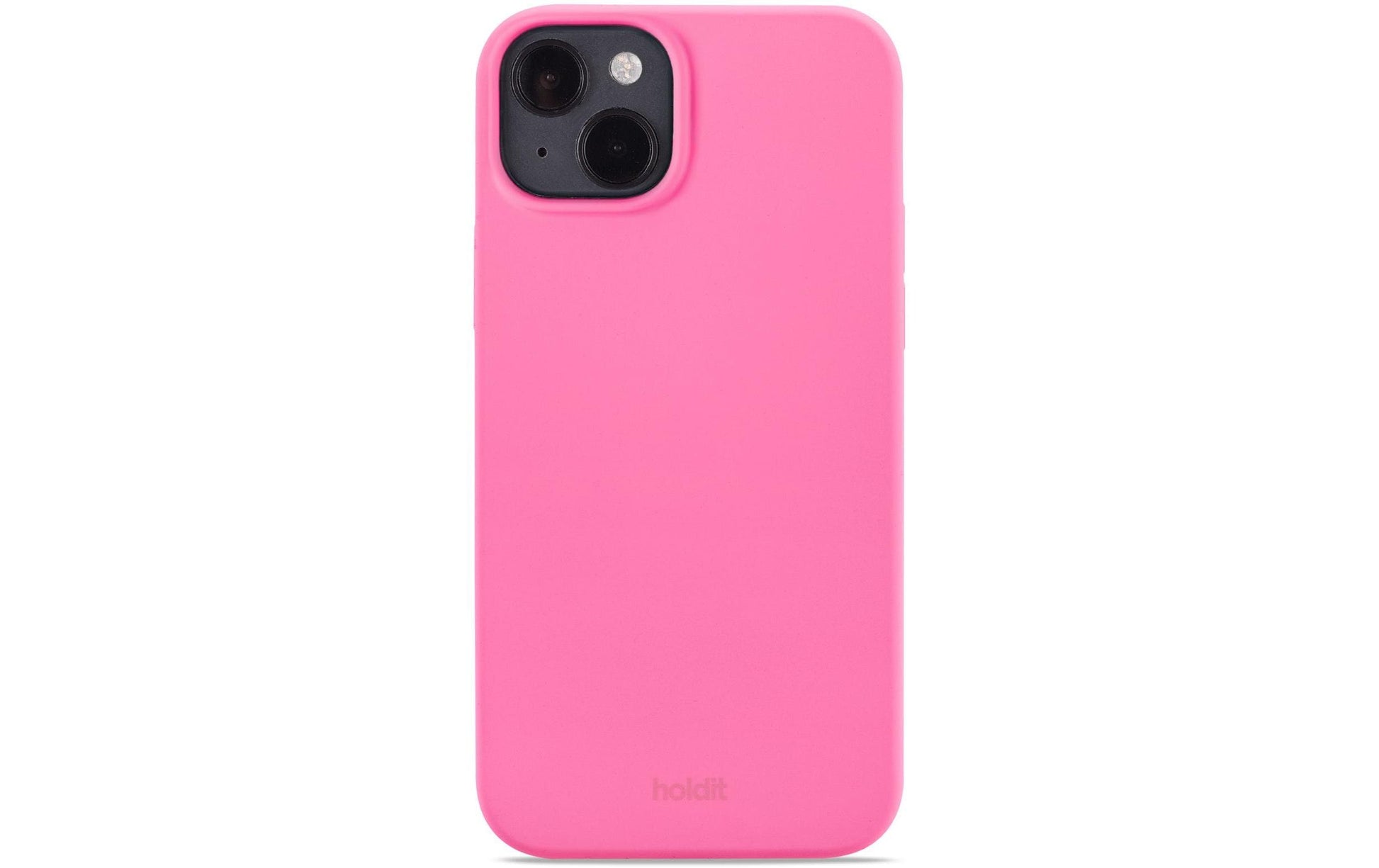 Holdit Backcover – für Apple iPhone 14 Plus, Silikon, Pink, kratz- und schockresistent