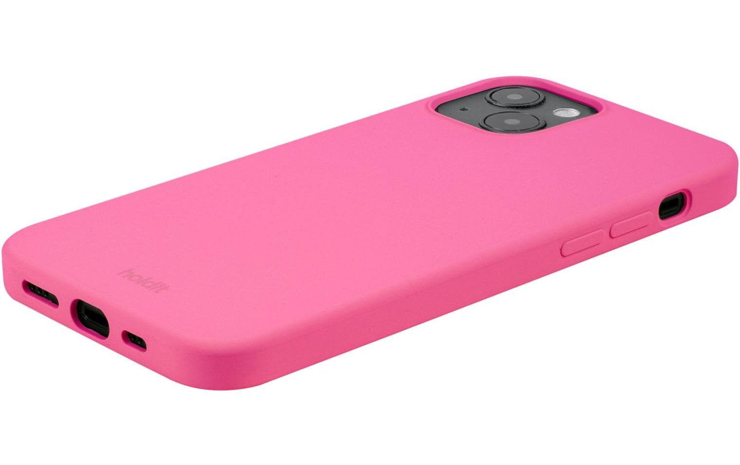 Holdit Backcover – für Apple iPhone 14 Plus, Silikon, Pink, kratz- und schockresistent