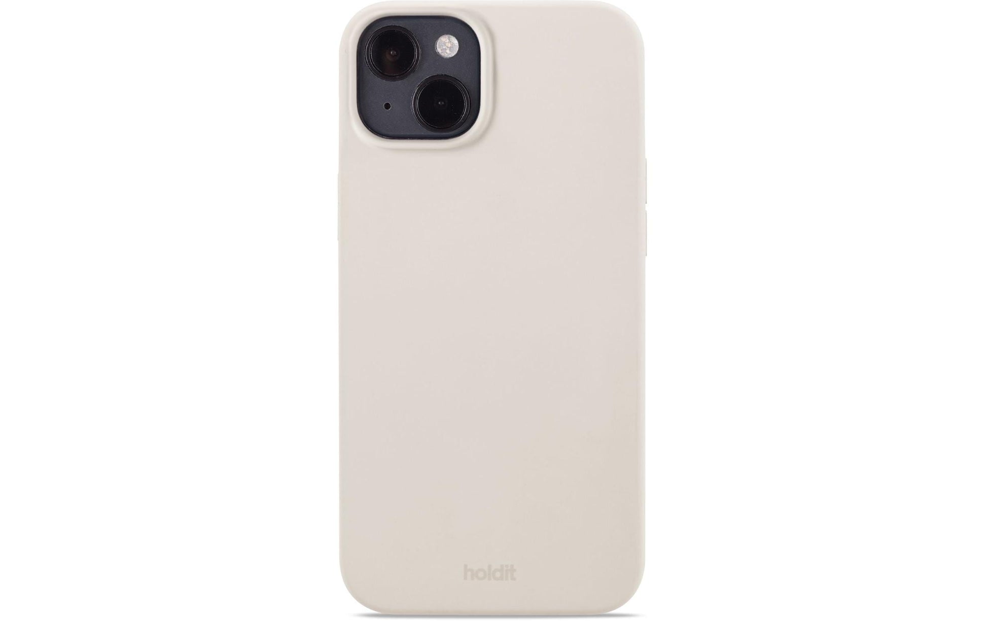 Holdit Backcover – für Apple iPhone 14 Plus, Silikon, Beige
